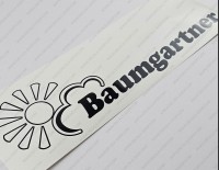 La Strada Baumgartner Logo 34cm Camper Caravan Decal Sticker